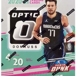 Best Pirce 🔥 NBA Panini 2020-21 Donruss Optic 🏀 Basketball Trading Card RETAIL Box [20 Packs, 20 Inserts OR Prizm Parallels] ✔️