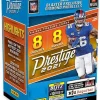 Discount 🥰 NFL Panini 2021 Prestige Football Trading Card BLASTER Box [8 Packs, Diamond Parallels] ✔️