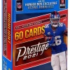 Best deal 💯 NFL Panini 2021 Prestige Football Trading Card HANGER Box [60 Cards, Astral Parallels] 💯