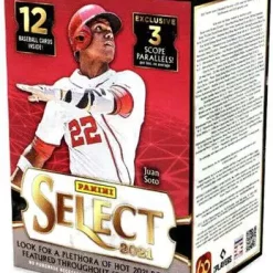 Coupon 😀 MLB Panini 2021 Select ⚾ Baseball Trading Card BLASTER Box [3 Packs, 3 Scope Parallels] ❤️