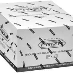 Cheapest 👏 MLB Panini 2021 Prizm ⚾ Baseball Trading Card CELLO Box [12 Packs] 😀