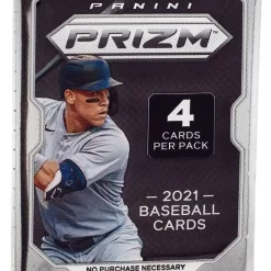 Discount 😉 MLB Panini 2021 Prizm ⚾ Baseball Trading Card MEGA Pack [4 Cards] 🔥