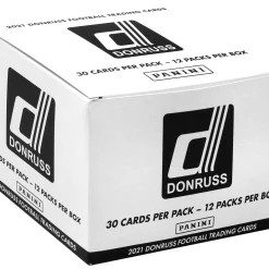 Outlet ⌛ NFL Panini 2021 Donruss Football Trading Card VALUE Box [12 Packs] ❤️