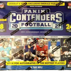 New 🎁 NFL Panini 2021 Contenders Football Trading Card RETAIL Box [24 Packs] 😉