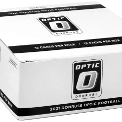 Buy 👍 NFL Panini 2021 Donruss Optic Football Trading Card VALUE Box [12 Packs] 🎁