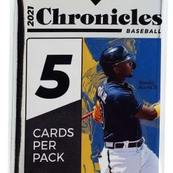 Best deal 🤩 MLB Panini 2021 Chronicles ⚾ Baseball Trading Card BLASTER Pack [5 Cards] 😉