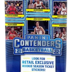 Flash Sale 🌟 NBA Panini 2021-22 Contenders 🏀 Basketball Trading Card VALUE Pack [22 Cards] ✨