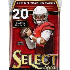 Outlet 🧨 NFL Panini 2021 Select Football Trading Card HANGER Pack [20 Cards, 4 Exclusive Black & Gold Prizm Die-Cuts] 🔔