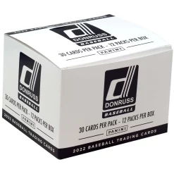 Best Pirce 😉 MLB Panini 2022 Donruss ⚾ Baseball Trading Card VALUE Box [12 Packs] 🌟