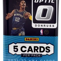 Wholesale ✔️ NBA Panini 2021-22 Donruss Optic 🏀 Basketball Trading Card BLASTER Pack [5 Cards] 😍
