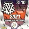 Best Pirce 😍 UEFA EURO 2020 Panini 2021 Mosaic Soccer Trading Card MEGA Box [10 Packs, Gold Fluorescent Parallels] ⌛