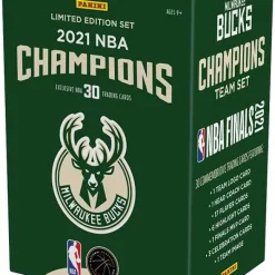 Best Pirce 🎉 NBA Panini 2021 Champions 🏀 Basketball Milwaukee Bucks Trading Card Team Set [30 Cards, Limited Edition] 👍