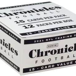 Best deal 👍 NFL Panini 2021 Chronicles Football Trading Card VALUE Box [12 Packs] 🔥