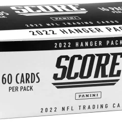Coupon 🤩 NFL Panini 2022 Score Football Trading Card HANGER Box [16 Packs] 👏