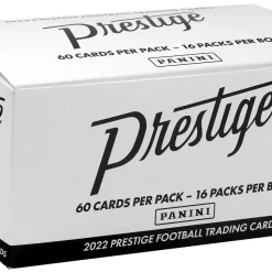 Outlet 😍 NFL Panini 2022 Prestige Football Trading Card HANGER Box [16 Packs, Astral Parallels] 🔥