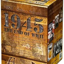 Cheapest 🎉 Historic Autographs 2021 1945: The End of WWII Trading Card BLASTER Box [6 Packs, 1 Relic Card] 🤩