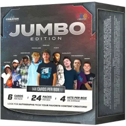Discount 🧨 TruCreator, Inc. 2022 Creators Collection Series 2 Trading Card JUMBO Box [24 Packs] (Pre-Order ships January) 🎉