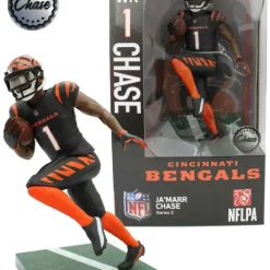 Buy 🎉 NFL Cincinatti Bengals Football Ja'Marr Chase Action Figure [Brown Jersey, Chase Version] ⭐