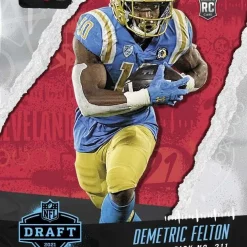 Buy 👏 NFL Cleveland Browns 2021 Instant Draft Night Football Demetric Felton Trading Card #36 [/776] 💯