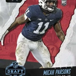 Discount 🎉 NFL Dallas Cowboys 2021 Instant Draft Night Football Micah Parsons Trading Card #11 ✔️
