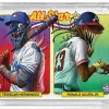 Best deal ✔️ MLB Topps Project70 ⚾ Baseball Teoscar Hernandez & Ronald Acuna Jr. Exclusive Trading Card [by Alex Pardee] ⭐