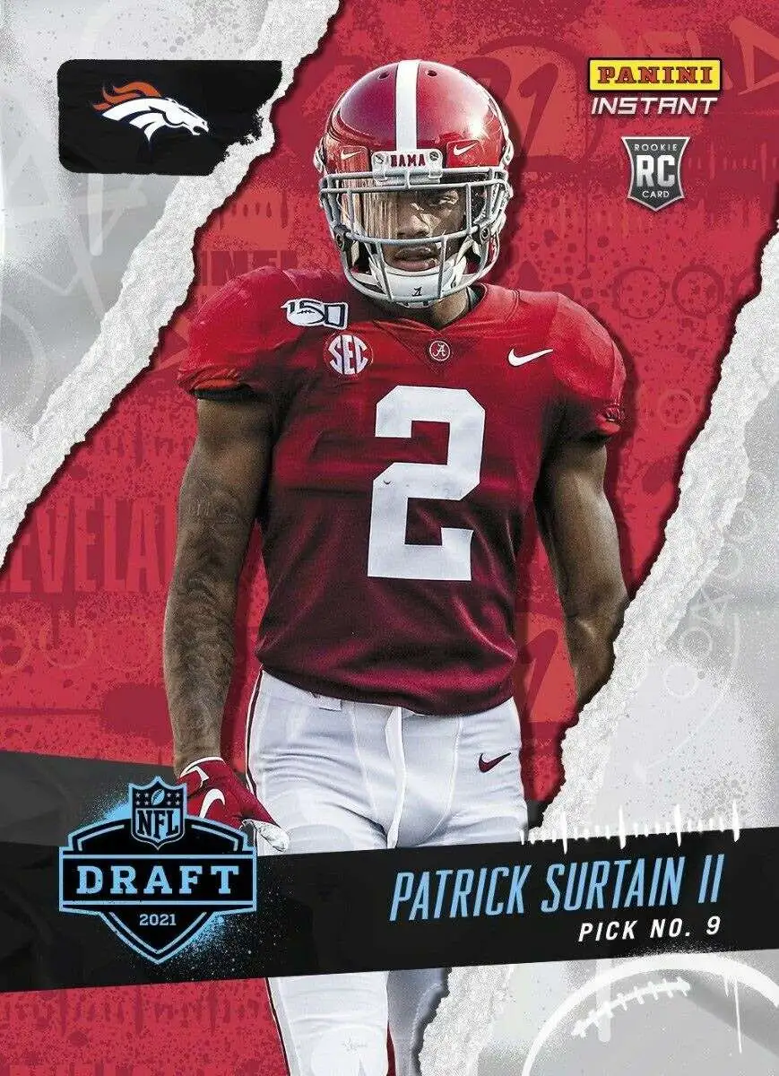 Discount ๐ฅฐ NFL Denver Broncos 2021 Instant Draft Night Football Patrick Surtain II Trading Card โ๏ธ 1 Discount ๐ฅฐ NFL Denver Broncos 2021 Instant Draft Night Football Patrick Surtain II Trading Card โ๏ธ
