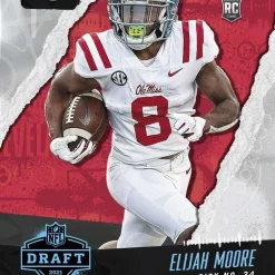 Brand new 🔥 NFL New York Jets 2021 Instant Draft Night Football Elijah Moore Trading Card 🎁