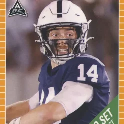 Wholesale 🥰 Leaf Nittany Lions 2021 Pro Set Prospect Football Sean Clifford Trading Card ["ARC" Amateur Rookie Card, GOLD Parallel Version] ✨