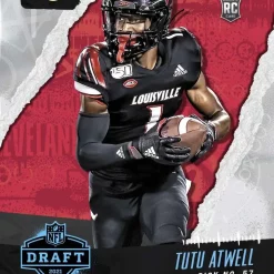 Best deal 😉 NFL Los Angeles Rams 2021 Instant Draft Night Football Tutu Atwell Trading Card 🎉