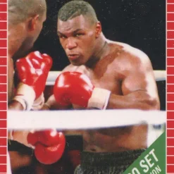 Coupon ⌛ Leaf 2021 Pro Set Boxing "Iron" Mike Tyson Short Print Trading Card PS14 🔔