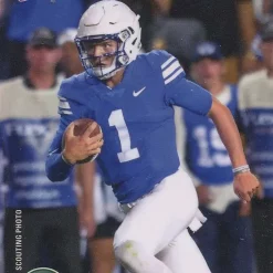 Best reviews of 🧨 NFL New York Jets 2021 Pro Set Draft Day Football Zach Wilson Short Print Trading Card PSDD2 [No Pants Stripes] ✨