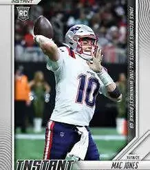 Outlet ⭐ NFL New England Patriots 2021 Instant Football Mac Jones Trading Card #106 💯