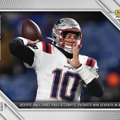 Brand new 🛒 NFL New England Patriots 2021 Instant Football Mac Jones Trading Card #130 🥰