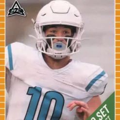 Cheapest 🥰 Leaf Chanticleers 2021 Pro Set Prospect Football Grayson McCall Trading Card ["ARC" Amateur Rookie Card, GOLD Parallel Version] 🔔