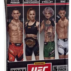 Brand new 👏 UFC Panini 2021 Chronicles Trading Card BLASTER Pack [5 Cards] 😍