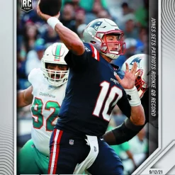 Brand new ❤️ NFL New England Patriots 2021 Instant Football Mac Jones Trading Card #18 ✔️