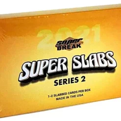 Best reviews of ✨ Super Break 2021 Super Slabs Series 2 Trading Card RETAIL Box [1-2 Slabbed Cards Per Box] 💯
