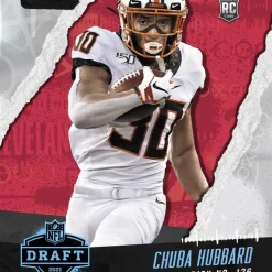 Outlet 🎉 NFL Carolina Panthers 2021 Instant Draft Night Football Chuba Hubbard Trading Card #33 [/770] ❤️