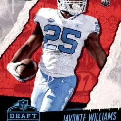 Budget 🤩 NFL Denver Broncos 2021 Instant Draft Night Football Javonte Williams Trading Card ⌛