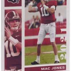 Promo 💯 NFL New England Patriots 2021 Chronicles Draft Picks Mac Jones Trading Card #9 ✨