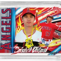 Brand new 🎁 MLB Topps Project70 ⚾ Baseball 1960 Shohei Ohtani Exclusive Trading Card [#450, by King Saladeen] 🧨