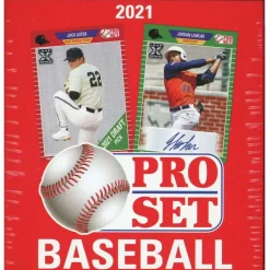 Cheap 💯 MLB 2021 Pro Set ⚾ Baseball Trading Card BLASTER Box [50 Cards PLUS 3 Autographs] ✔️
