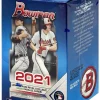 Brand new 🌟 MLB Topps 2021 Bowman ⚾ Baseball Trading Card BLASTER Box [6 Packs] 🥰