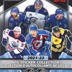 Promo 🎁 NHL Topps 2021-22 Hockey Sticker Collection Album 😍