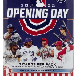 Flash Sale 🌟 MLB Topps 2022 Opening Day ⚾ Baseball Trading Card BLASTER Pack [7 Cards] ⭐