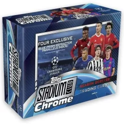 Discount 😍 2021-22 UEFA Champion League Stadium Club Chrome 2021-22 Topps UEFA Champion league Stadium Club Chrome Trading Card MEGA Box 😍