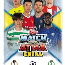 New ✔️ UEFA Match Attax Extra 2021-22 Soccer Season Trading Card RETAIL Pack [12 Cards] 🎉