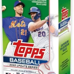 Best reviews of 🥰 MLB Topps 2022 Update ⚾ Baseball Trading Card BLASTER Box [7 Packs Plus 1 Exclusive Commemorative Card] 👏