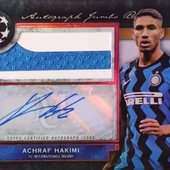 Cheap 💯 UEFA 2021 Topps Museum Collection Achraf Hakimi 10/25 Trading Card AJR-AH [Signed, Game Worn Memorabilia] 🧨