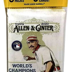 Outlet 👏 MLB Topps 2020 Allen & Ginter ⚾ Baseball Trading Card VALUE Pack [3 Packs + 5 Exclusive Gold Parallel Cards!] ⌛